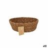 Cestino Multiuso Privilege   vimini Rotonda ø 22 x 8 cm (12 Unità)
