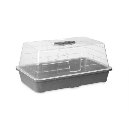 Serra Ibergarden FYT2058102 Grigio Trasparente Plastica 38,4 x 17,5 x 24,7 cm (8 Unità)