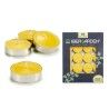 Set di Candele Ibergarden HL-1020BXIT Giallo Cera Citronella (12 Unità) (24 Unità)