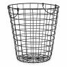 Cesto Kinvara W5759-M Nero Acciaio 30 x 30 x 30 cm Con manici (8 Unità)
