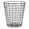 Cesto Kinvara W5759M-CH Nero Acciaio 30 x 30 x 30 cm Con manici (12 Unità)