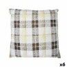 Cuscino 60 x 60 cm Quadri Marrone (6 Unità)