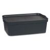 Scatola portaoggetti con coperchio Kipit TP595-1 Antracite Plastica 14 L 29,5 x 14,3 x 45 cm (12 Unità)
