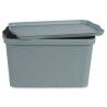Scatola portaoggetti con coperchio Kipit TP596-2 Grigio Plastica 24 L 29,3 x 24,5 x 45 cm (6 Unità)
