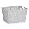 Cesto per i Panni Kipit A3-6875 Bianco Stoffa 10 L 25 x 20 x 35 cm (12 Unità)