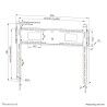 Supporto TV Neomounts WL30-750BL18 43"