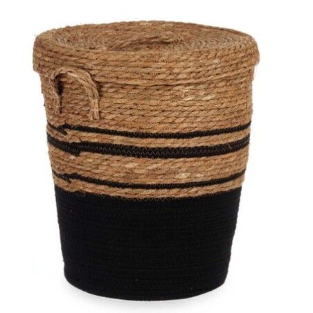 Cesto Gift Decor YY21620J03S3 Marrone Nero Alghe marine (4 Unità)
