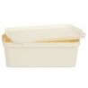 Scatola portaoggetti con coperchio Kipit TP595-4 Crema Plastica 14 L 29,5 x 14,3 x 45 cm (12 Unità)