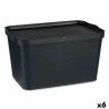 Scatola portaoggetti con coperchio Kipit TP596-1 Antracite Plastica 24 L 29,3 x 24,5 x 45 cm (6 Unità)