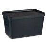 Scatola portaoggetti con coperchio Kipit TP596-1 Antracite Plastica 24 L 29,3 x 24,5 x 45 cm (6 Unità)