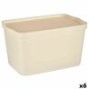Scatola portaoggetti con coperchio Kipit TP596-3 Crema Plastica 24 L 29,3 x 24,5 x 45 cm (6 Unità)