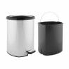 Cestino a pedale Berilo D002-1 Argentato Plastica 20 L (4 Unità)