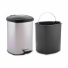 Cestino a pedale Berilo D004-1 Argentato Plastica 6 L (6 Unità)