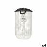 Cesto per i Panni Kipit Vintage Bianco Plastica 40 L 34 x 52,5 x 34 cm (4 Unità)