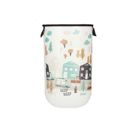 Cesto per i Panni Kipit QOJA KESE-4 Plastica Per bambini Autostrada 40 L 34 x 52,3 x 34 cm (4 Unità)