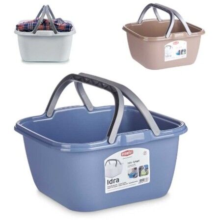Cesto per i Panni Stefanplast PR129V Plastica 13 L 36 x 18 x 34,5 cm Con manici (48 Unità)