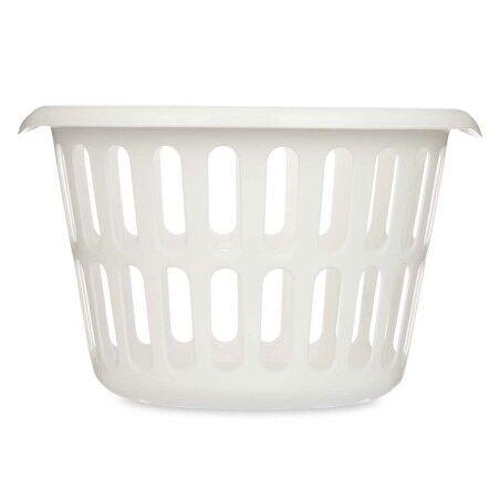 Cesto Kipit 8066-W Bianco polipropilene 27 L 40 x 25 x 40 cm (18 Unità)