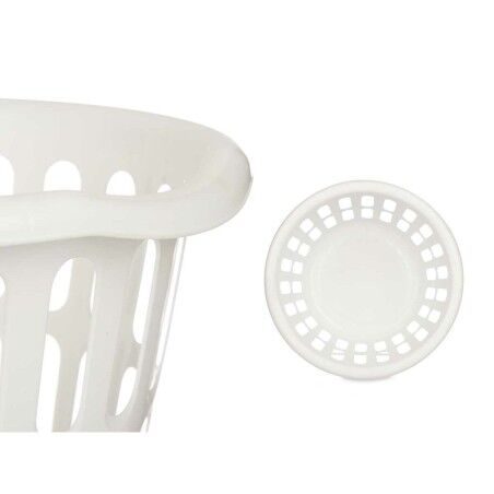 Cesto Kipit 8066-W Bianco polipropilene 27 L 40 x 25 x 40 cm (18 Unità)