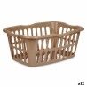 Cesto Kipit 8067-T Taupé polipropilene 50 L 58 x 24 x 42 cm (12 Unità)