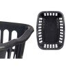 Cesto Kipit 8067-A Antracite polipropilene 50 L 58 x 24 x 42 cm (12 Unità)