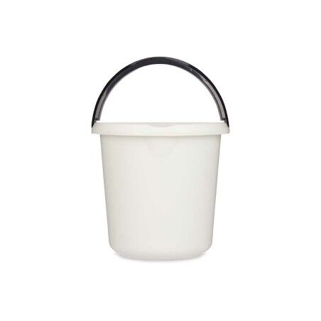 Secchio con Manico Bianco Antracite 10 L (18 Unità)