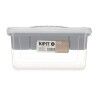 Scatola Multiuso Kipit 02 1310 02 1310 Grigio Trasparente Plastica 5 L (6 Unità)