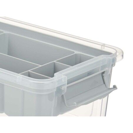 Scatola Multiuso Kipit 02 1310 02 1310 Grigio Trasparente Plastica 5 L (6 Unità)