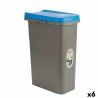 Cestino Stefanplast Azzurro Grigio Plastica 25 L (6 Unità)