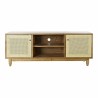 Mobile TV DKD Home Decor Marrone 140 x 38 x 53 cm Abete Naturale Rattan