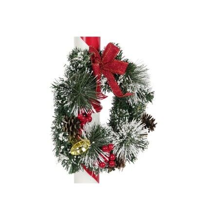 Lampioni DKD Home Decor Bianco Rosso Metallo 30 x 30 x 180 cm
