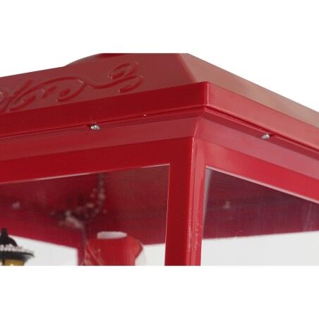 Lampioni DKD Home Decor Bianco Rosso Metallo 30 x 30 x 180 cm