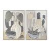 Quadro DKD Home Decor 104 x 4,5 x 143,5 cm Vaso Scandinavo (2 Unità)