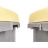 Cestino Stefanplast Giallo Grigio Plastica 25 L (6 Unità)