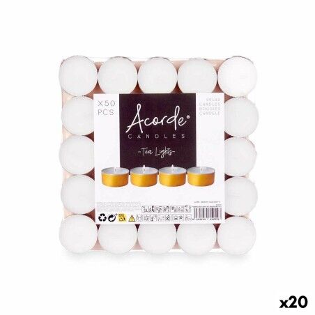 Set di Candele Acorde Tea Lights (20 Unità)