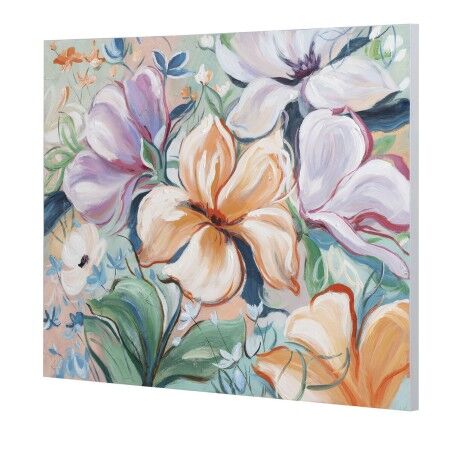 Quadro Home ESPRIT Fiori Shabby Chic 100 x 3,7 x 80 cm (2 Unità)