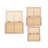 Set di Bauli Legno di paulownia 3 Pezzi