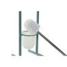 Portarotolo di Carta Igienica Home ESPRIT Bianco Turchese Metallo 30 x 16 x 78,5 cm (2 Unità)