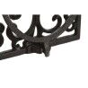 Supporto da Parete per Appendere Vasi Home ESPRIT Marrone scuro Ferro 18 x 17,5 x 18 cm