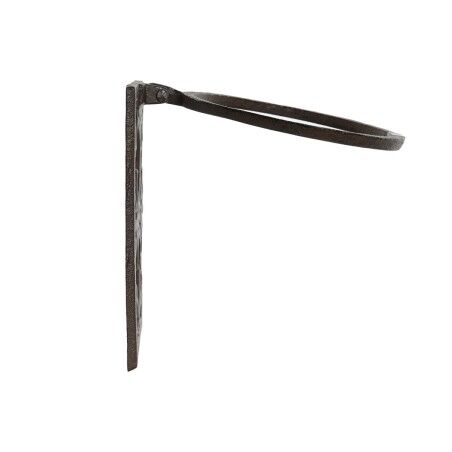 Supporto da Parete per Appendere Vasi Home ESPRIT Marrone scuro Ferro 18 x 17,5 x 18 cm