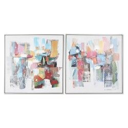 Quadro Home ESPRIT Astratto Moderno 82 x 4,5 x 82 cm (2 Unità)