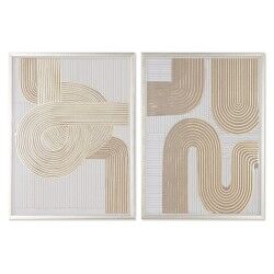 Quadro Home ESPRIT Moderno 62,3 x 3,6 x 82,5 cm (2 Unità)