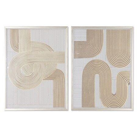 Quadro Home ESPRIT Moderno 62,3 x 3,6 x 82,5 cm (2 Unità)