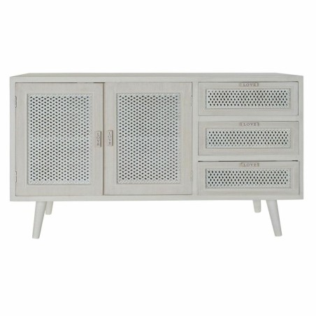 Credenza DKD Home Decor Bianco Legno MDF (110 x 41 x 64 cm)