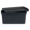 Scatola portaoggetti con coperchio Kipit TP594-1 Antracite Plastica 7,5 L 21 x 14,2 x 32 cm (12 Unità)