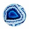 Tavolo aggiuntivo Marmo Azzurro Nero Cristallo 40 x 41,5 x 40 cm (4 Unità)