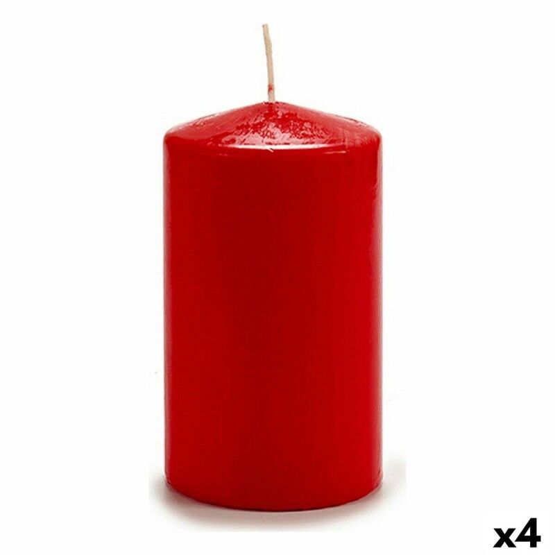 Candela Acorde CY88150M Rosso 9 x 15 x 9 cm (4 Unità) Candela Acorde CY88150M Rosso 9 x 15 x 9 cm (4 Unità)