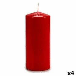 Candela Acorde CY88200M Rosso 9 x 20 x 9 cm (4 Unità)