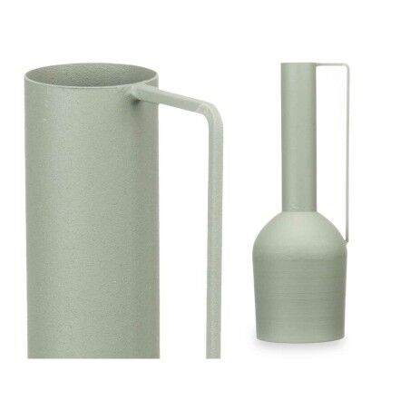 Vaso Alto Verde Acciaio 13 x 39 x 13 cm (6 Unità)