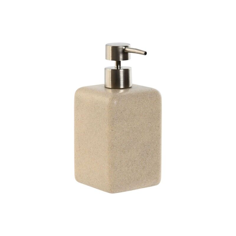 Dispenser di Sapone Home ESPRIT Crema Argentato Resina Polietilene 8 x 8 x 18 cm Dispenser di Sapone Home ESPRIT Crema Argentato Resina Polietilene 8 x 8 x 18 cm
