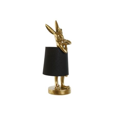 Lampada da tavolo Home ESPRIT Nero Dorato Resina 40 W 220 V 16 x 16 x 43 cm